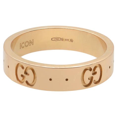 gucci icon ring rose gold|gucci icon 18k ring.